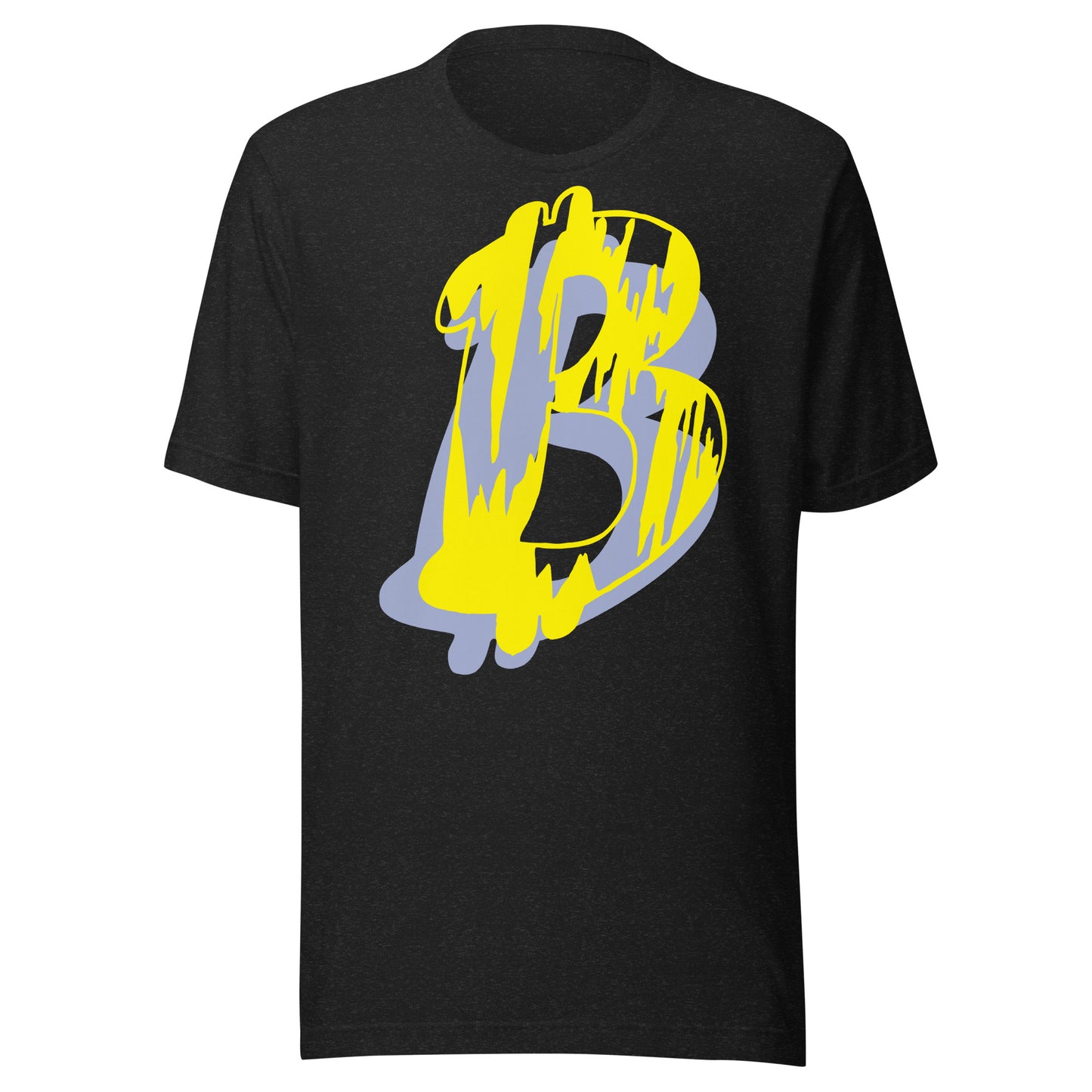 B Sign Yellow Grey Dark