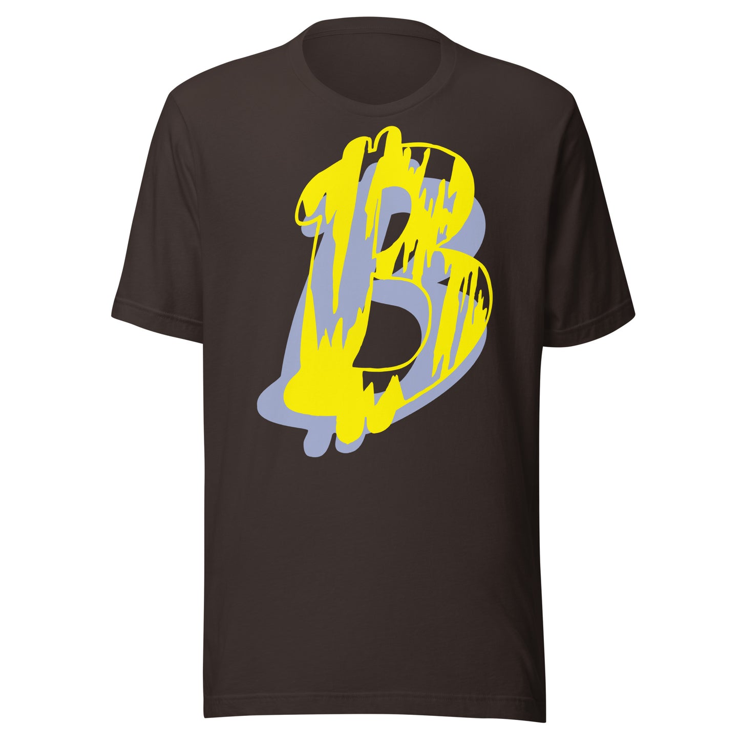 B Sign Yellow Grey Dark