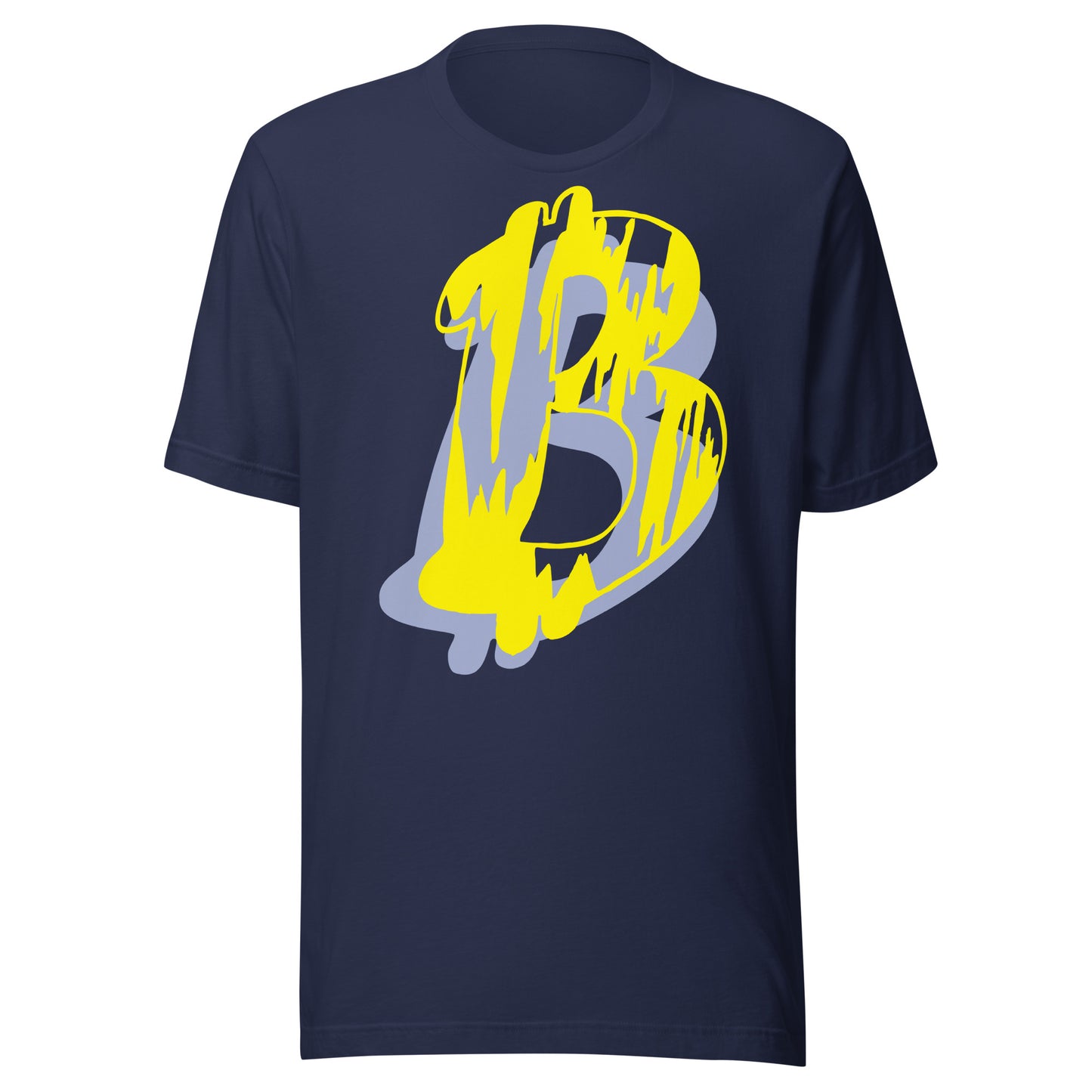 B Sign Yellow Grey Dark
