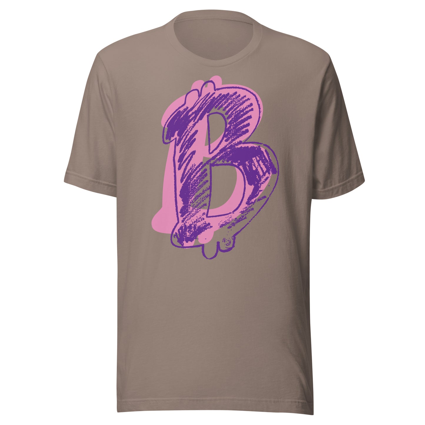 B Sign Purple Pink